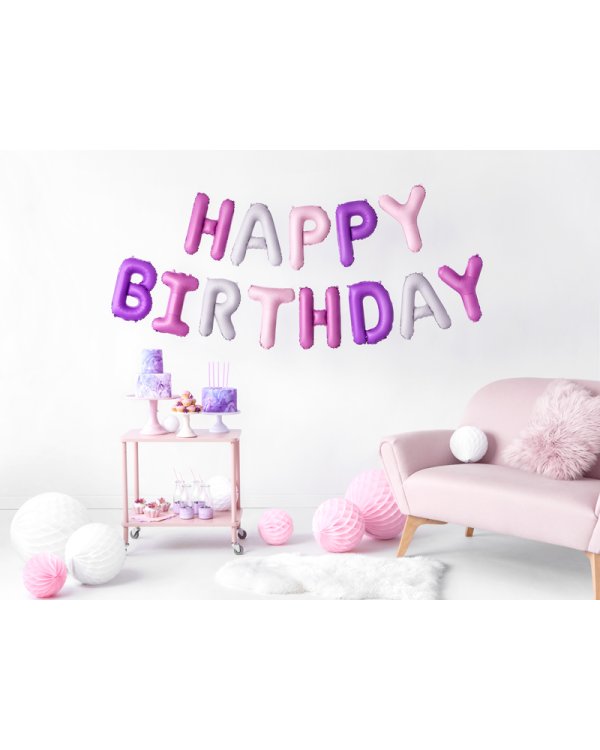 Plain birthday candles, light lilac, 14cm (1 pkt / 12 pc.)