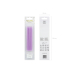 Plain birthday candles, light lilac, 14cm (1 pkt / 12 pc.)