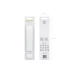 Plain birthday candles, white, 14cm (1 pkt / 12 pc.)