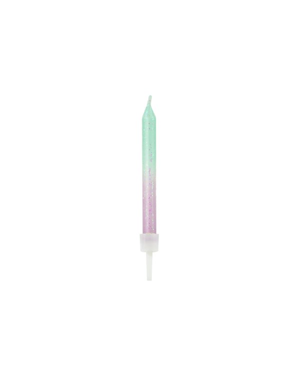 Birthday candles ombre, 6cm (1 pkt / 20 pc.)