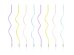 Birthday candles curl, mix, 14cm (1 pkt / 8 pc.)
