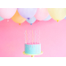 Birthday candles curl, mix, 14cm (1 pkt / 8 pc.)