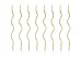 Birthday candles curl, gold, 14 cm (1 pkt / 8 pc.)