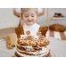 Birthday candles Bear, mix, 3cm (1 pkt / 6 pc.)
