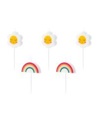 Birthday candles Daisy, 2-3.5cm (1 pkt / 5 pc.)