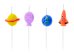 Birthday candles Space, mix, 2-3cm (1 pkt / 4 pc.)