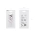 Birthday Candle Number '1', White with Flower Petals, 8 cm