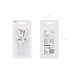 Birthday Candle Number '3', White with Flower Petals, 8 cm