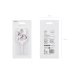 Birthday Candle Number '8', White with Flower Petals, 8 cm