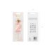 Birthday candle Number 2, light pink, 9.5cm Birthday candle Number 2, light pink, 9.5cm