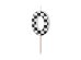 Birthday candle Number 0, 5.5 cm, mix