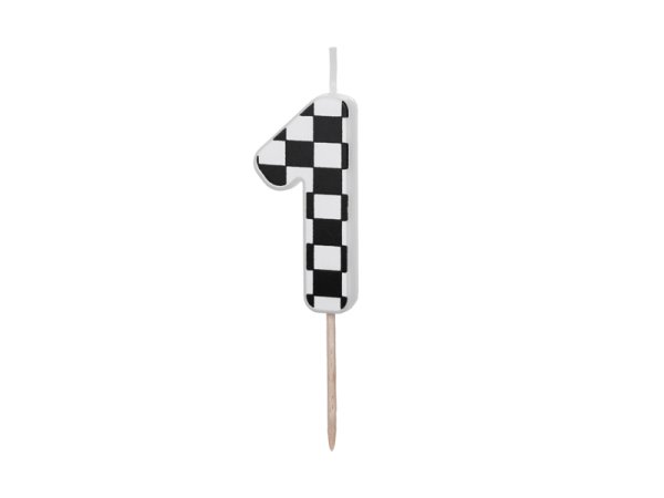 Birthday candle Number 1, 5.5 cm, mix