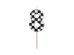 Birthday candle Number 8, 5.5 cm, mix
