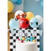 Birthday candle Number 8, 5.5 cm, mix