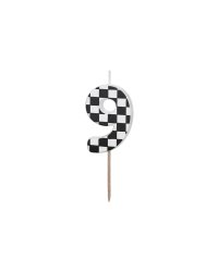 Birthday candle Number 9, 5.5 cm, mix