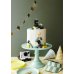Birthday candle Number 5, 6 cm, black