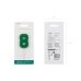 Birthday candle Number 8, 6 cm, green