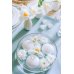 Floating candle, matt, white, 8 cm (1 pkt / 4 pc.)