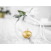 Floating candle disc, metallic, gold, 4cm (1 pkt / 50 pc.)