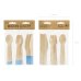 Wooden Cutlery, light blue, 16cm (1 pkt / 18 pc.)
