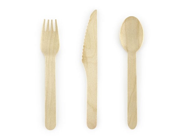 Wooden cutlery Woodland, 16cm (1 pkt / 18 pc.)