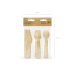 Wooden Cutlery Stars, gold, 16cm (1 pkt / 18 pc.)
