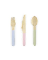 Wooden Cutlery, mix, 16cm (1 pkt / 18 pc.)