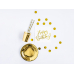 Party decorations set - Birthday, gold (1 pkt / 60 pc.) Party decorations set - Birthday, gold (1 pkt / 60 pc.)