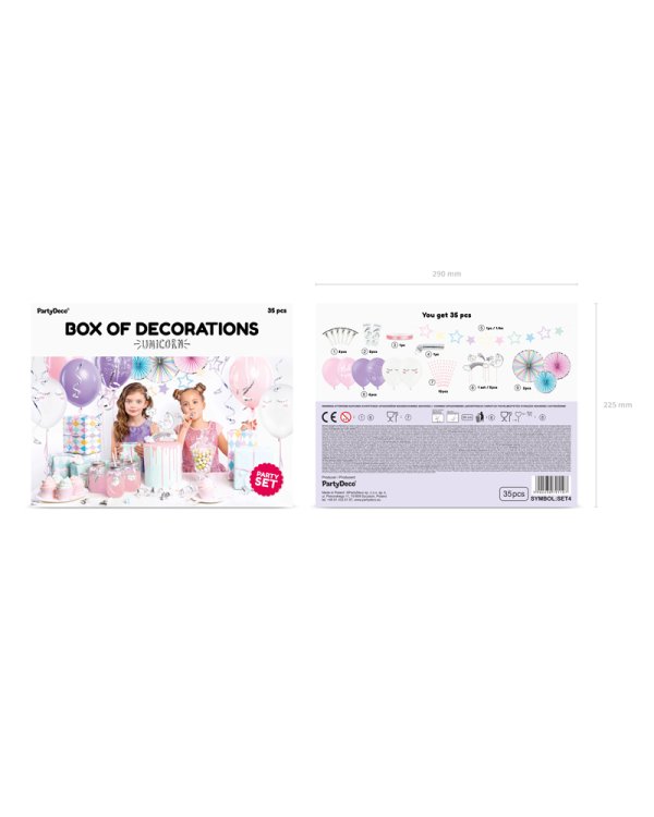 Party decorations set - Unicorn