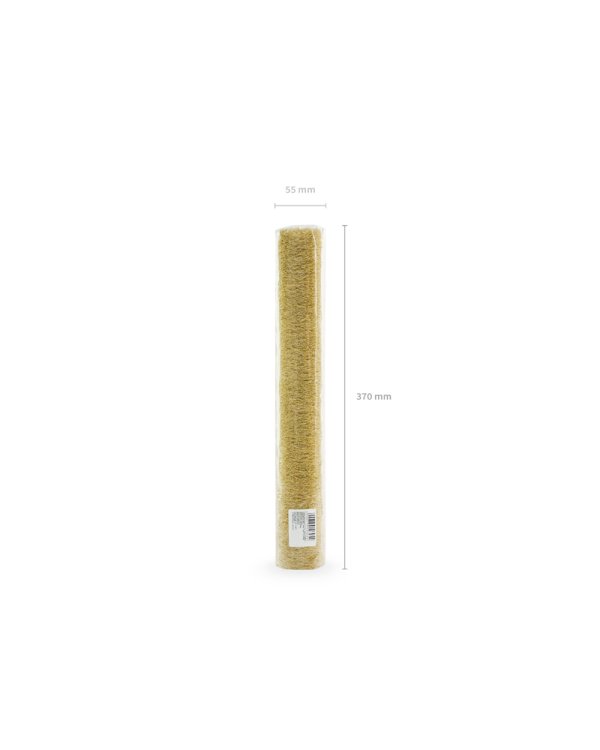 Decorative mesh - Fiber, gold, 0.36x9m