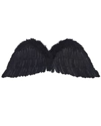Angel's wings, black, 75 x 30cm