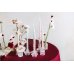 Taper candle, matt, nude, 24cm (1 pkt / 10 pc.)