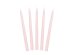 Taper candle, matt, dusty rose, 24cm (1 pkt / 10 pc.)