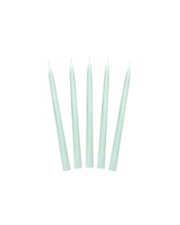 Taper candle, matt, sage, 24cm (1 pkt / 10 pc.)
