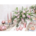 Candle Sphere, metallic, rose gold, 8cm (1 pkt / 6 pc.)