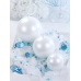 Candle Sphere, metallic, pearl, 8cm (1 pkt / 6 pc.)
