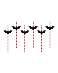 Straws Bats, 24cm (1 pkt / 6 pc.)