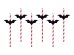 Straws Bats, 24cm (1 pkt / 6 pc.)