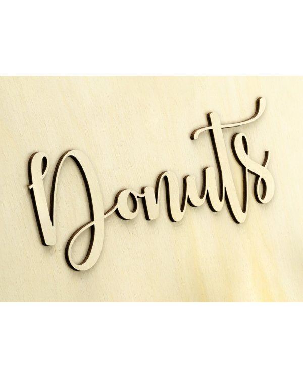 Donut Wall, natural wood, 45x55cm