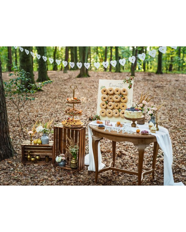 Donut Wall, natural wood, 45x55cm