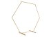 Hexagon backdrop stand, gold, 2m
