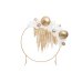 Circle backdrop stand, gold, 2m