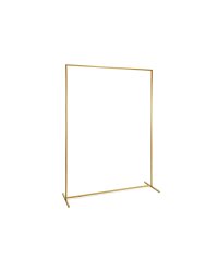 Backdrop stand, frame, gold, 150x200 cm