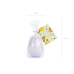 Egg candle, light violet, 10 cm