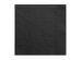 Napkins, 3 layers, black, 33x33cm (1 pkt / 20 pc.)