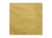 Napkins, 3 layers, gold metallic, 33x33cm (1 pkt / 20 pc.)
