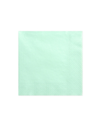 Napkins, 3 layers, mint, 33x33cm (1 pkt / 20 pc.)