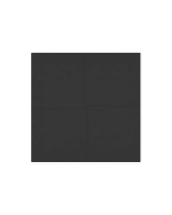 Paper Napkins, black, 33x33 cm (1 pkt / 20 pc.)