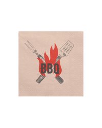 BBQ napkins, 33x33 cm, mix (1 pkt / 20 pc.)