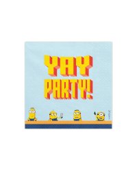 Napkins Minions, 33x33 cm, mix (1 pkt / 20 pc.)